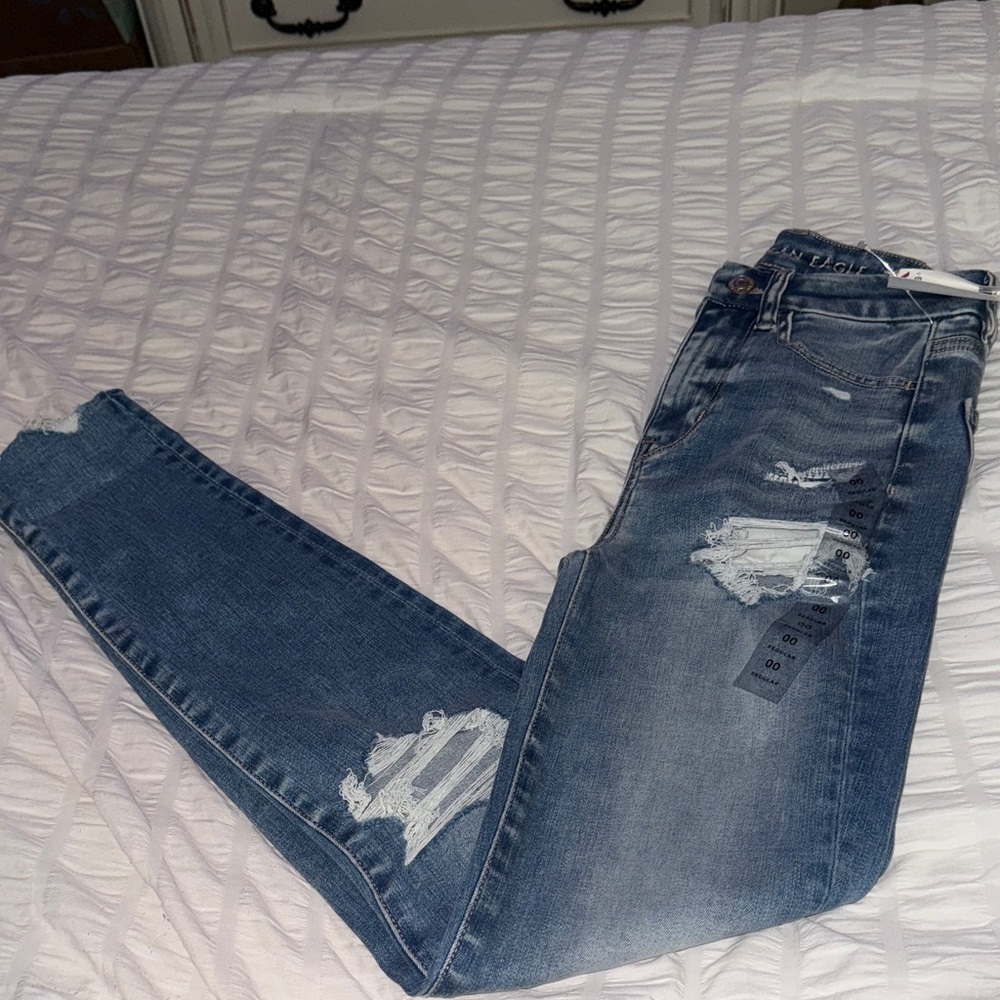 American Eagle Outfitters Blue Skinny Jeans